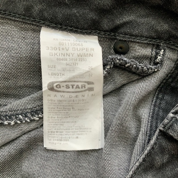 ❤️ ICONIC G-STAR SKINNY JEANS - Picture 5 of 5